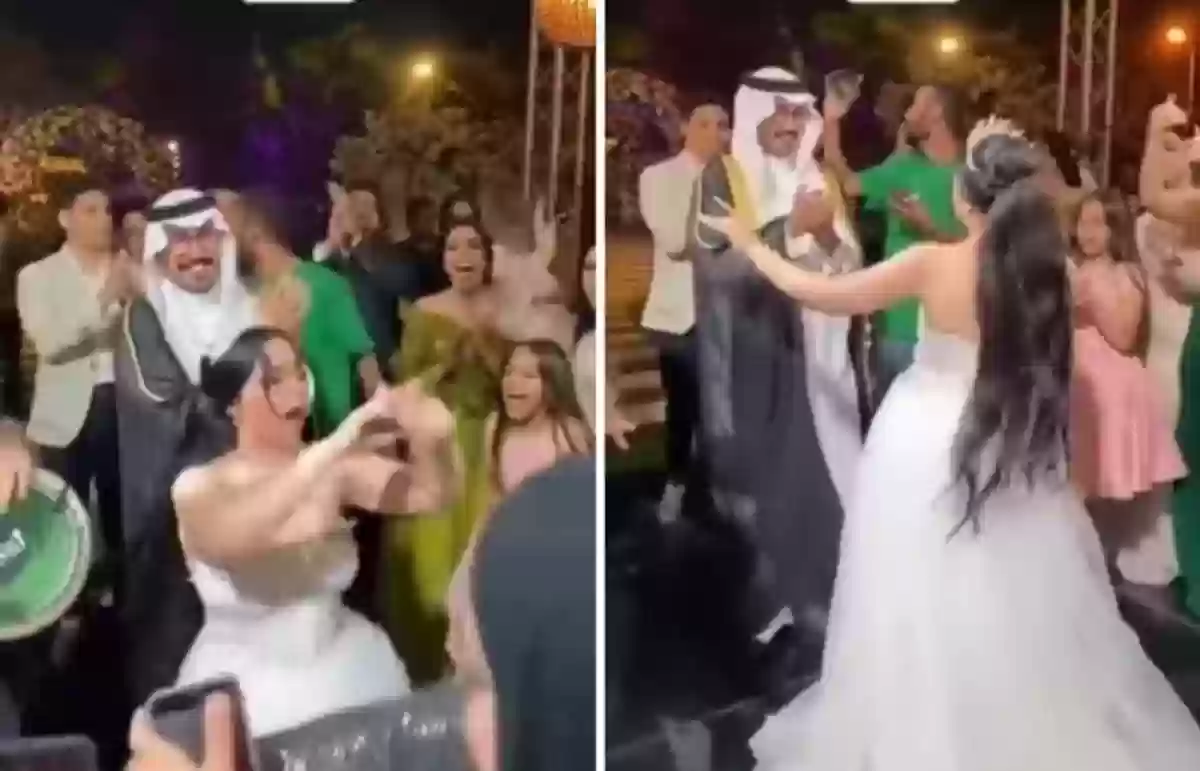 زفاف شاب سعودي على فتاة مصرية - فيديو