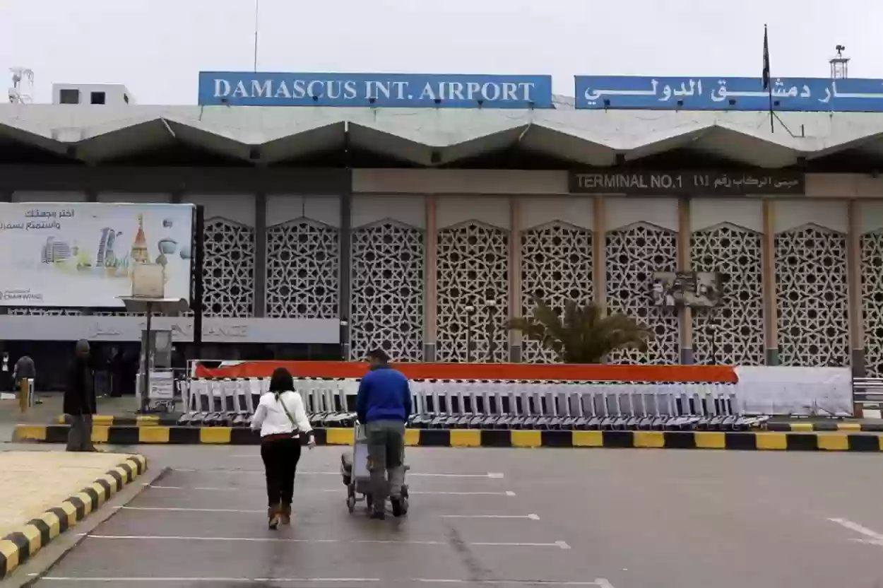 تعرض مطار دمشق الدولي للقصف 